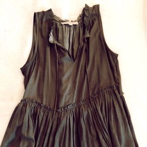 Anne Taylor Olive Green Blouse (Small)